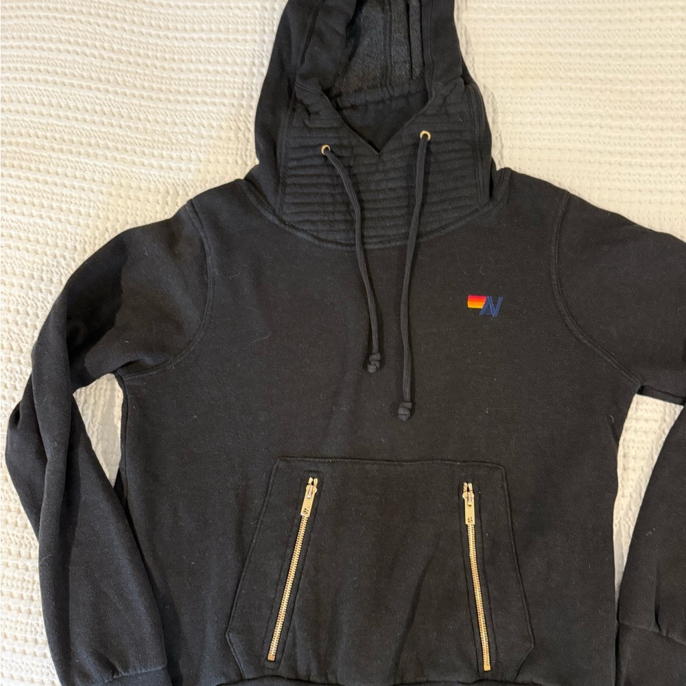 Aviator Nation Ninja Hoodie charcoal grey